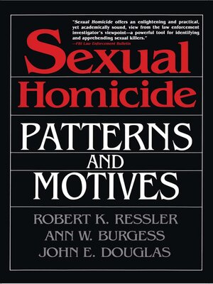 cover image of Sexual Homicide